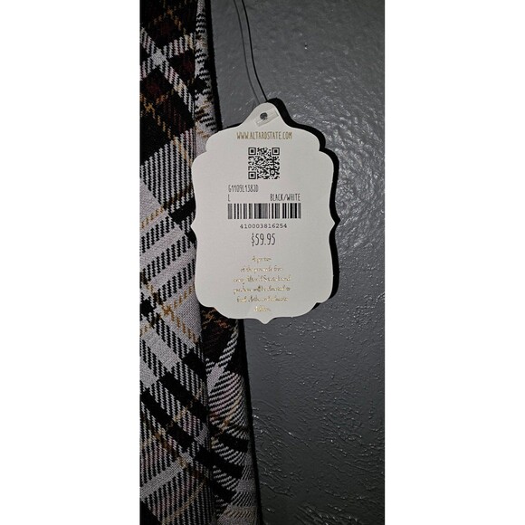 Altard State Plaid Polyster Skirt - Picture 5 of 11